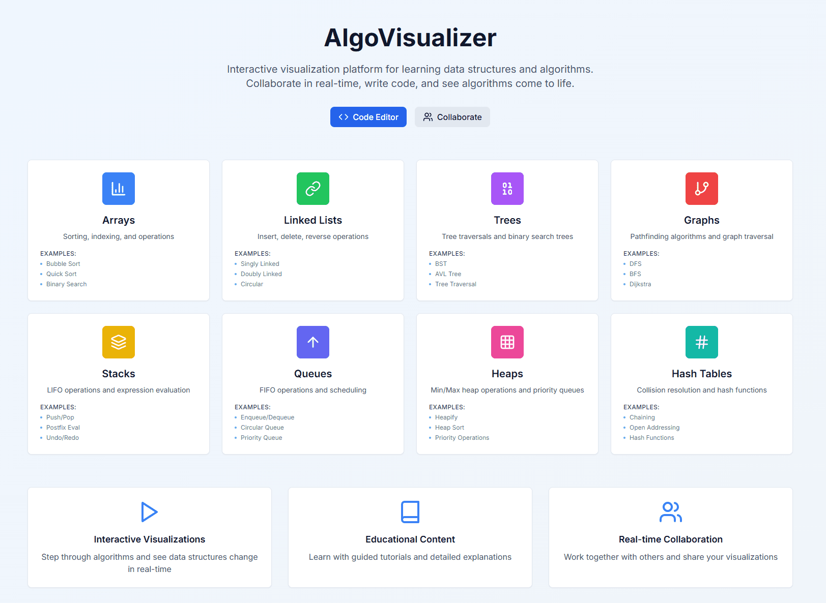 Algo Visualizer App